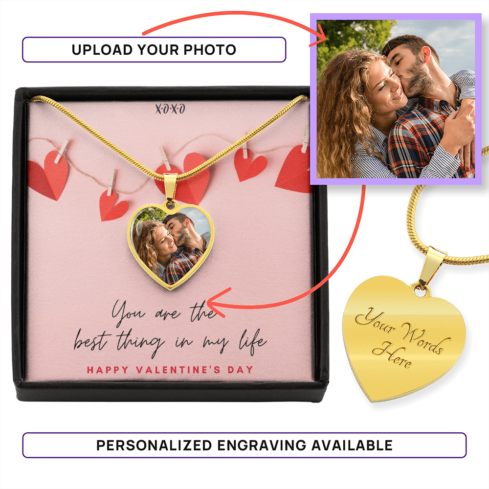 Personalized Heart Necklace