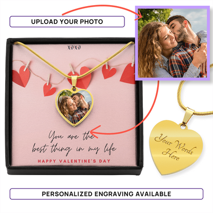 Personalized Heart Necklace